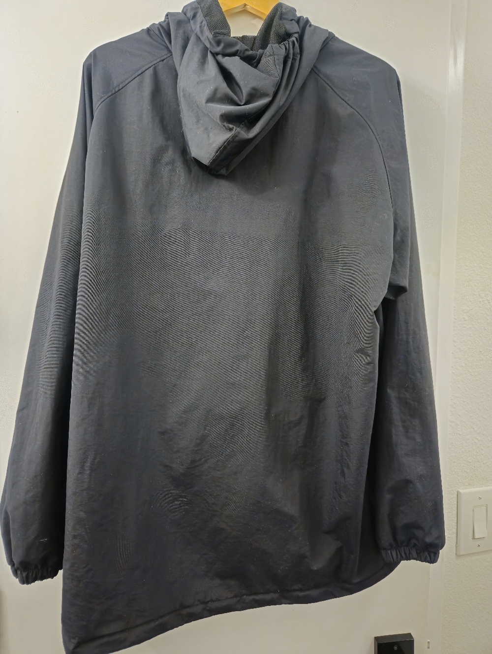 OBEY Men's Black Nylon Hooded Anorak Jacket in size XL - Picture 4 of 7